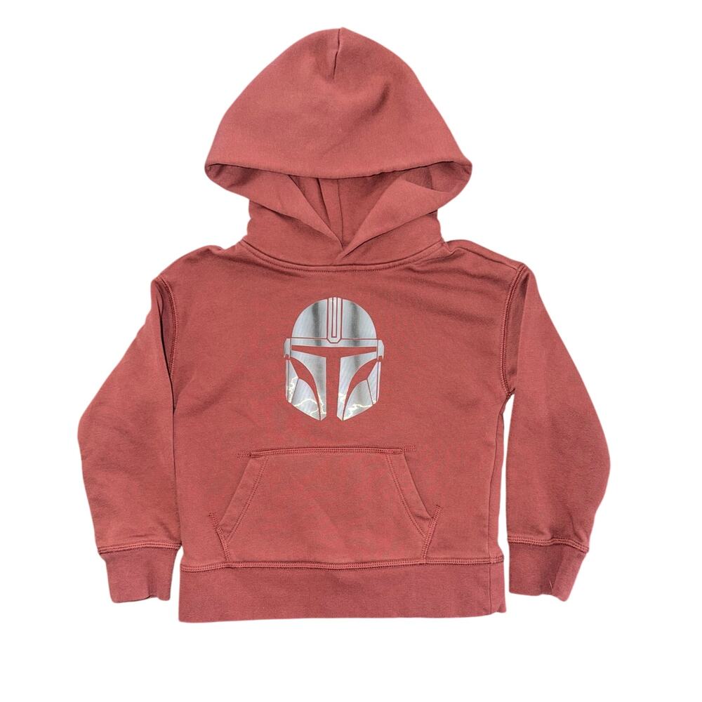 Star Wars Mandalorian Kids GAP Boys Hooded Sweatshirt - Size: XS (4/5) Hoodie